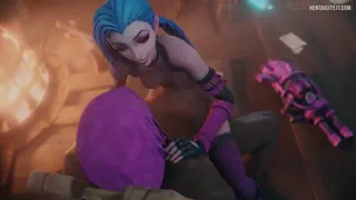 Jinx [League Of Legends] (Polished-jade-bell)