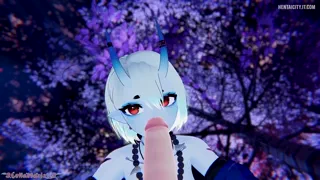 Oni's first taste of you has her addicted (Date A Monster Girl) (Stellamarisvr) [Original]