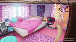 Okarun and Momo fucking all day (Gintsu) [Dandadan]