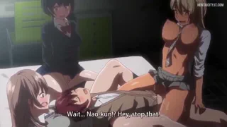 They watch her riding cock and gets creampied