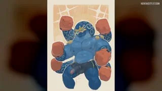 Dex #853 Grapploct || Daily poképorn posting in national dex order