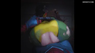 Rouge Webbed Up by Spider-Man [Marvel] (Youngiesed)