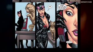 Catwoman in the [Batman: Arkham City] prequel comic