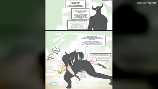 Defeated and humiliated by a mere slime (Full Comic)