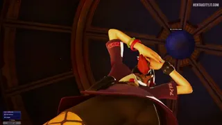 [Fortnite] Helsie’s ass shaking abilities are insane and I love how you can see an outline of everything