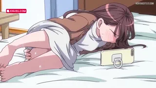 Cute Girl Masturbates