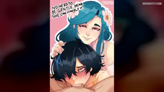 Mom didn't just let her new boyfriend raping me, she helped him doing it