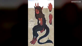 My oc feral Half-Demoness (Linaswalaf)