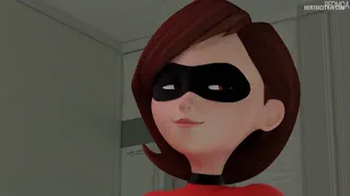 Incredible Mom using her powers