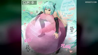 Filling her yoga ball (Art: Sinensian)