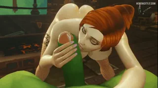 Getting some private time with the healer so she can show how thankfull she is after the key is always appreciated