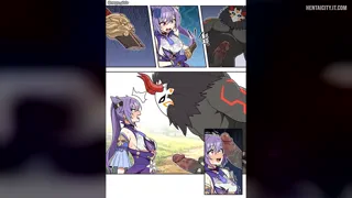 Keqing VS Mitachurl (By Dr.orga)