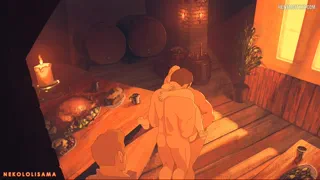 Daily routine of a barmaid