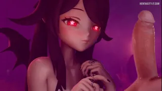 You accidentally summon a succubus who immediately becomes obsessed with you~