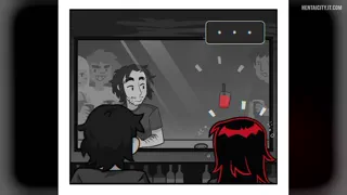 Dumb vampire forgets she doesnt have a reflection (@jennlumm)