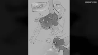 Teasing your wet folds turned me on so much i just had to breed you~