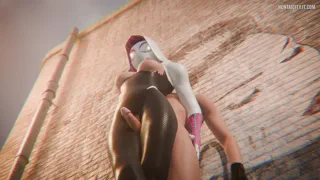Spider Gwen Thighjob (Ohkayp) [Marvel]