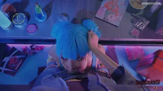 [Cyberpunk 2077] POV: You Give Blue Moon a Facial - Animation by (Toughcookiesv)