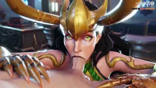 Lady Loki Blowjob (Sound) (Ajkj3d, Audiodude)