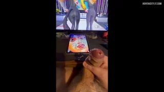 [27] two dancers and a 7th cum load on jinx😵 💫😵 💫😵 💫