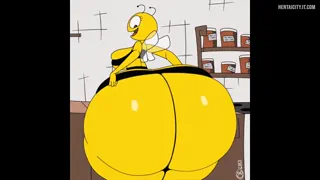 Lena The Bee's Bouncy Booty With Cartoon Sound Effects