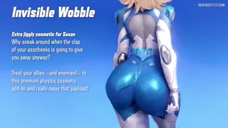 Invisible Woman's Booty-Wobbling Walk