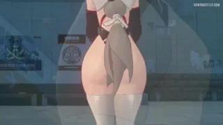 Rina Bottom Heavy w/ Cartoon Drum SFX 🥁🍑👻