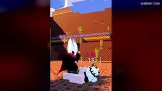 It seems that in these distant lands, there is a clear lack of decency; I'll have to duel! // AHA~! What a huge cock~! It's incredible! What formidable fighters! Shaw~~
