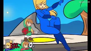 Samus Screen Splat KO
