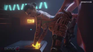 Pregnant, horny and fucking [Jack,mass Effect] (Vgerotica)