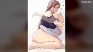 W-w-why are you bringing me to this room, getting my girlfriend drunk just to use me until i'm exhausted..? pls stop it
