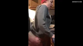 Fucked hard in the kitchen