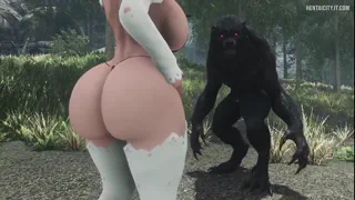 Picking Herbs (preview) Werewolf fucks dumb elf with huge tits