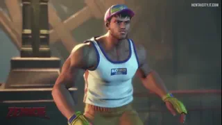 Street Fighter babe Cammy rough fucked in butt sex threesome