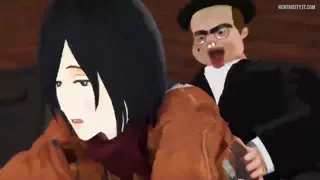 Mikasa fucked by fat ugly bastard