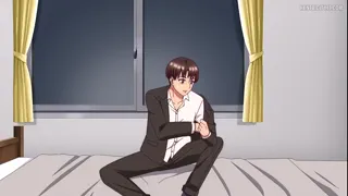 Guilty Hole 5 - Busty hentai girl orgasms immediately after teacher slams his cock in her pussy