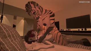 Hottest zebra get fucked