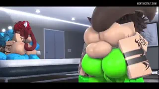 3D Roblox Babe Riding Alien Big Cock