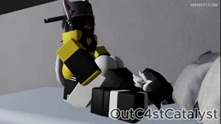 Gay Gamer in Roblox Takes Anal Overload