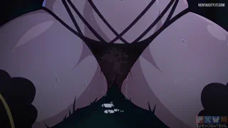 Bunny Girl swallowing Lizard monster cum