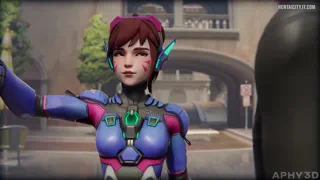 D.va pounded doggystyle hard [overwatch]