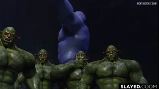 Uncensored - Overwatch Kiriko fucked by a giant monster dick