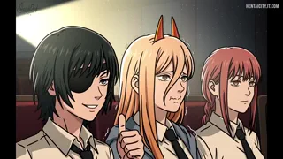 Denji Deepthroat  Huge Dicks Stretch [Chainsaw Man]