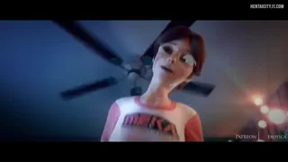 D.va getting fucked in her bedroom