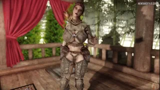 Werewolf chokes and rough fucks busty elf Uncensored