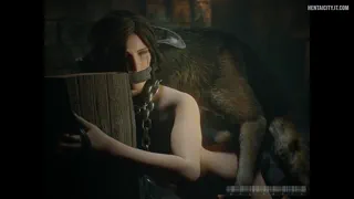 Tied up and used Monster Impregnation