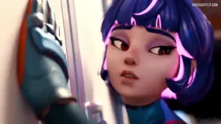 Dva eating out Juno Butt [Overwatch]