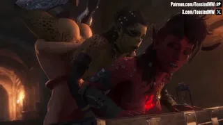 Karlach and Lae'zel pounded [Baldur's Gate] (Toasted Microwave)