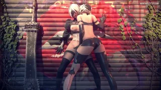 2b and A2 [Nier: Automata] (Hydrafxx)