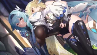 Mitsuri Riding ClothedEula X Lumine – Doggystyle Outdoors Sex [Bajima Shouhei]